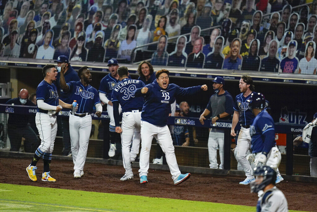 APTOPIX ALDS Yankees Rays Baseball